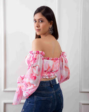 VOLUME SLEEVE BLOUSE